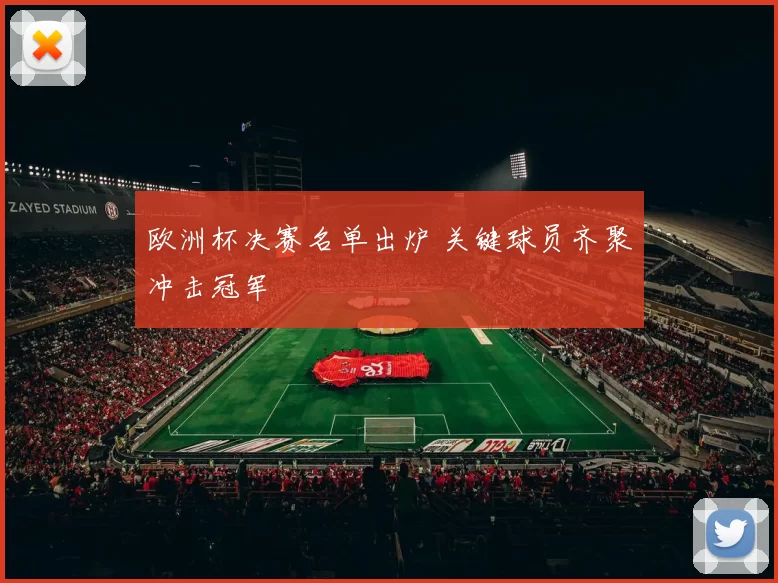 欧洲杯决赛名单出炉 关键球员齐聚冲击冠军